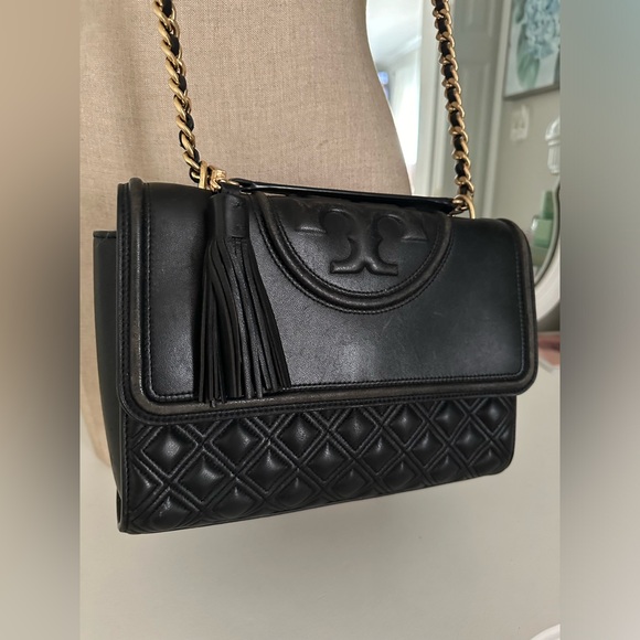 Tory Burch Fleming Leather convertible Shoulder bag - Picture 5 of 13